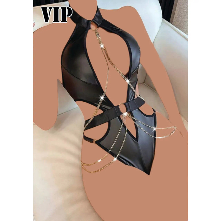بادی طرح لاتکس زنجیردار VIP کد 0169