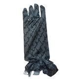 دستکش توری طرح نوشته کد DK150P